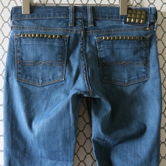 Lucky Brand Studded Charlie Skinny Denim Jean 2/26 - Picture 3 of 6